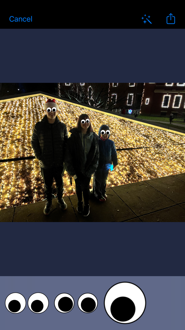 Googly Eyes on iPhone