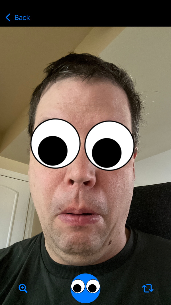 Googly Eyes on iPhone